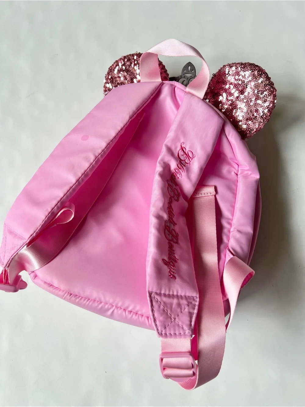 Disney Cruise Bibbidi Bobbidi Boutique Princess Sash Sequins Backpack Shirt lot